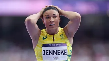 Aussie hurdler Michelle Jenneke takes brutal tumble, slams onto the track at Paris Olympics