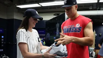 Caitlin Clark calls Aaron Judge 'huge and swole' during visit to Yankees game