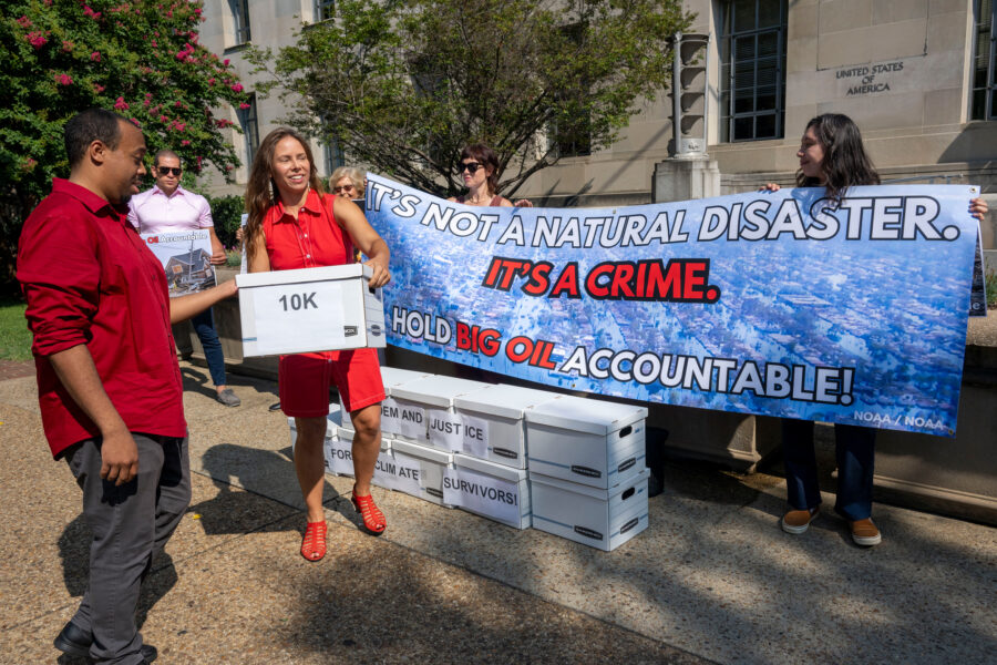 Thousands of Disaster Survivors Urge the Department of Justice to Investigate Fossil Fuel Companies for Climate Crimes