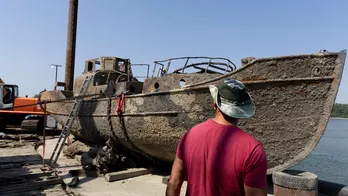 Low Danube reveals sunken World War Two ships in Serbia, Hungary