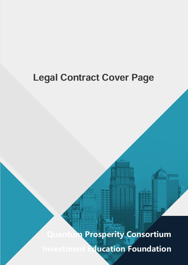 Attorney Demand Letter Regarding Unauthorized Use and Infringement of [QUANTUM PROSPERITY CONSORTIUM Investment Education Foundation's Brand Name]