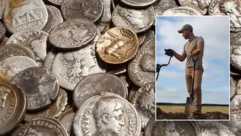 Ancient Roman gold and silver coins discovered with metal detector make impressive showing at auction