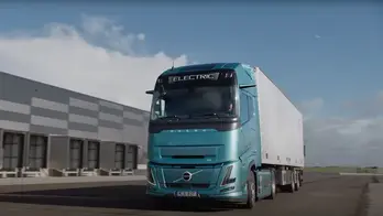 You won't believe how far Volvo's new electric semitruck goes on a single charge